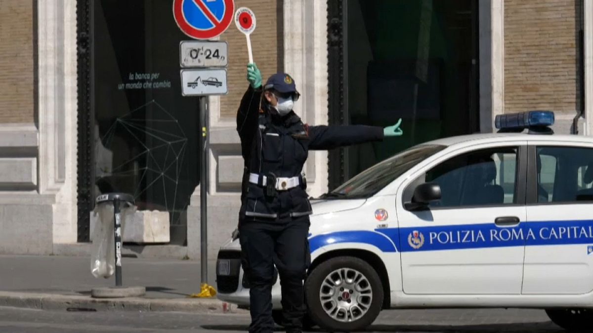 Polizistin in Rom 