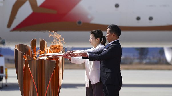 Olympics Tokyo 2020 Torch Arrival Olympics Tokyo 2020 Torch Arrival