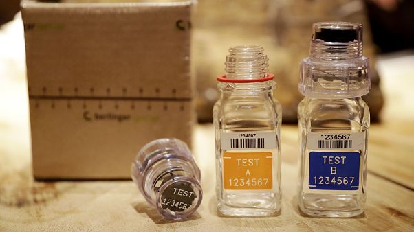 Olympics Doping Sample Bottles Olympics Doping Sample Bottles
