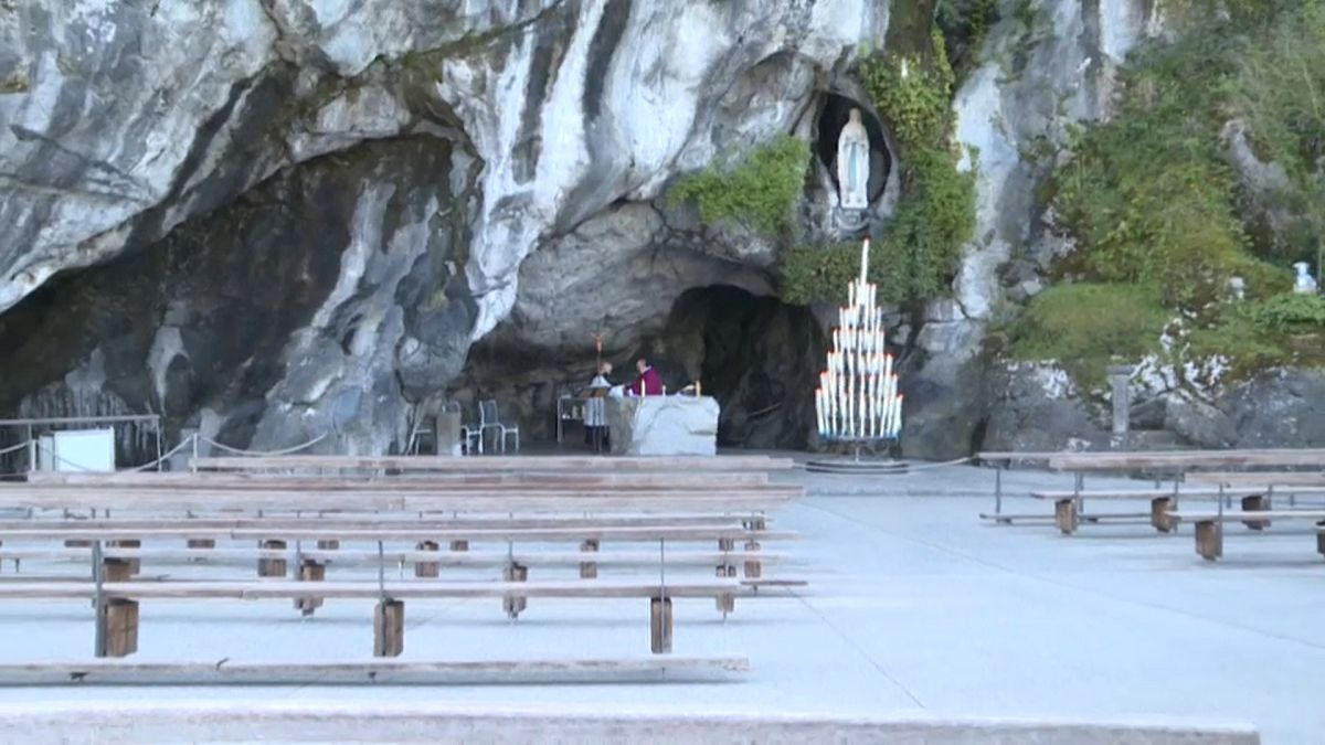Lourdes: Heiliger Bezirk wegen Corona-Krise gesperrt