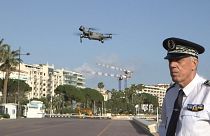 Drone flies over French riviera to enforce confinement