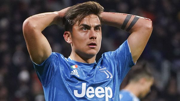 Juventuslu golcü oyuncu Paulo Dybala Juventuslu golcü oyuncu Paulo Dybala