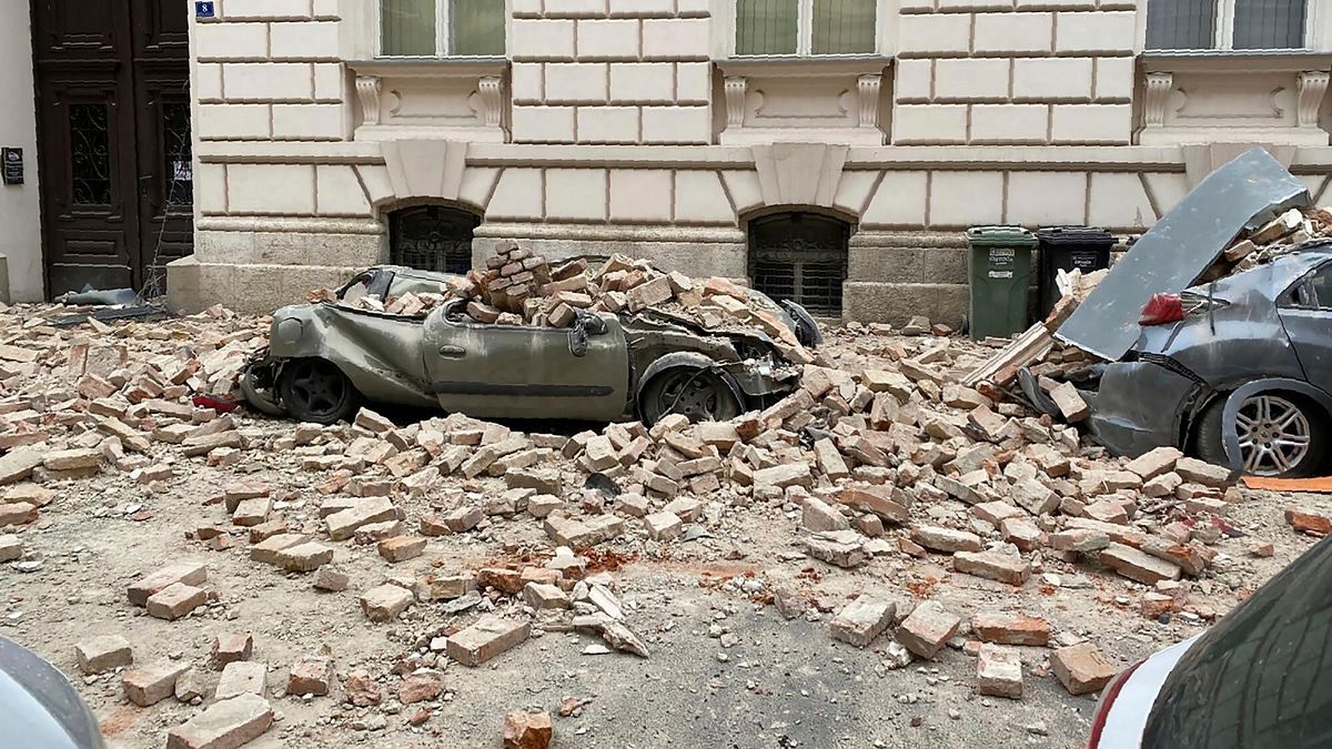 زلزله ۵.۳ ریشتری پایتخت کرواسی را لرزاند