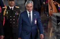 The President of the Autonomous Republic of Abkhazia, Raul Khadzhimba, in Caracas, Januray, 10, 2019.