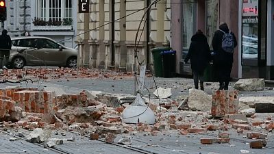 Dos intensos terremotos sacuden el corazón de Croacia 