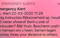 A holland kormány figyelmeztetése