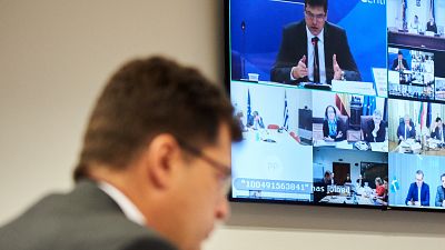 Participation of Stella Kyriakides and Janez Lenarčič, commissaires européens, at the 1st videoconference with EU ministers for health and interior in ERCC about COVID-19