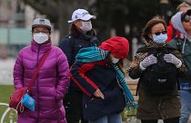 Covid-19 salgınına rağmen tatil planlarını ertelemeyerek Türkiye'ye gelen turistler İstanbul'u gezdi