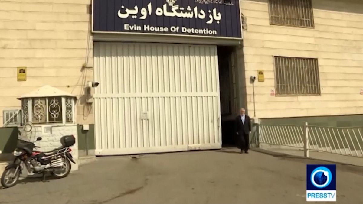 انتشار ویدیویی از لحظه آزادی شهروند فرانسوی از زندان اوین 