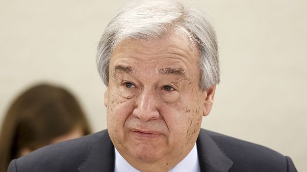 Birleşmiş Milletler (BM) Genel Sekreteri Antonio Guterres Birleşmiş Milletler (BM) Genel Sekreteri Antonio Guterres
