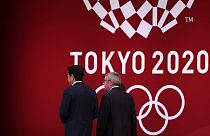 International Olympic Committee president Thomas Bach e Shinzo Abe - 24.7.2019