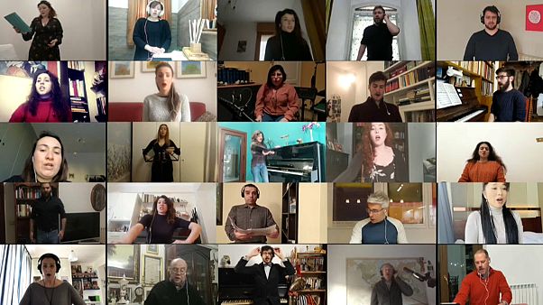 Il "Va' pensiero" dell'International Opera Choir per esorcizzare la pandemia Il "Va' pensiero" dell'International Opera Choir per esorcizzare la pandemia