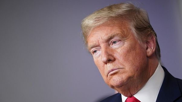 Donald Trump durante una rueda de prensa de información sobre el coronavirus Donald Trump durante una rueda de prensa de información sobre el coronavirus