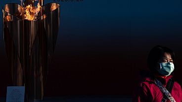 Olympic flame on display in Japan despite postponement of Tokyo 2020