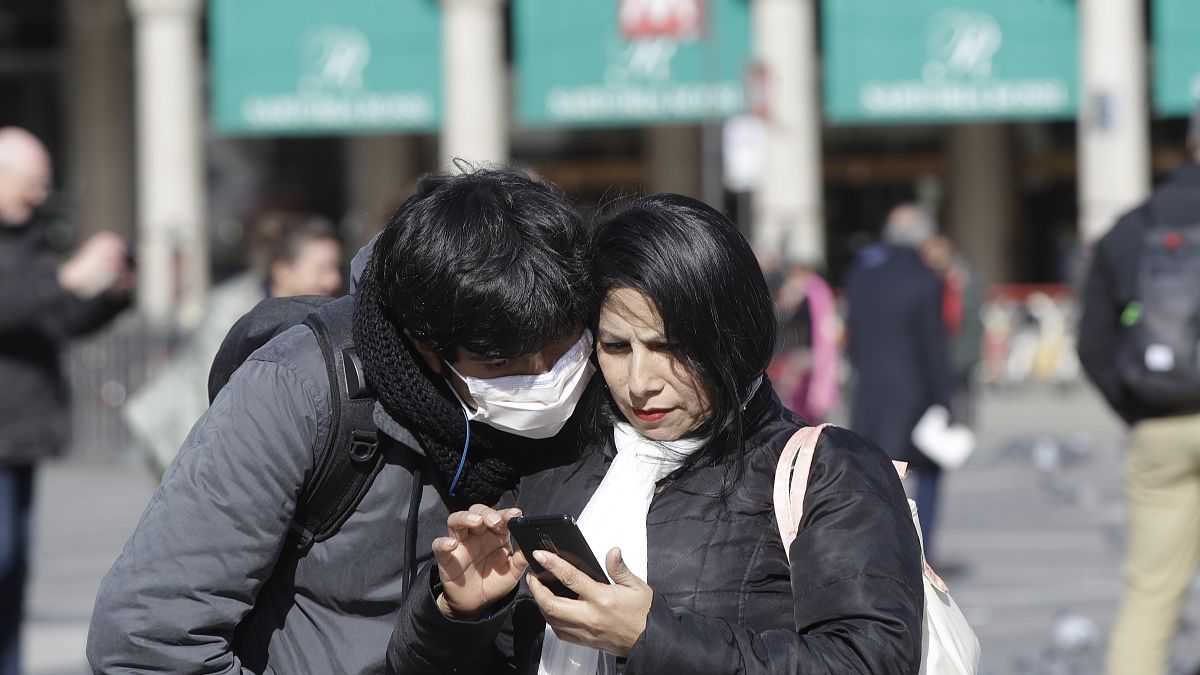 Europe's wave of coronavirus lockdowns has sparked a hike in mobile phone calls.