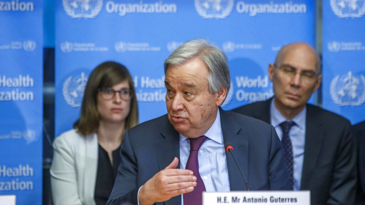 Antonio Guterres is speaking to Euronews about the United Nations' response to the coronavirus crisis.