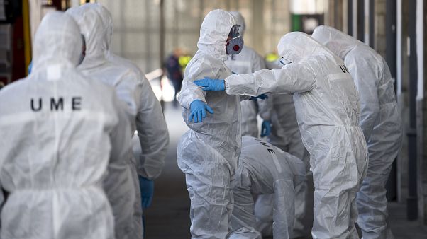 Spain Virus Outbreak Spain Virus Outbreak