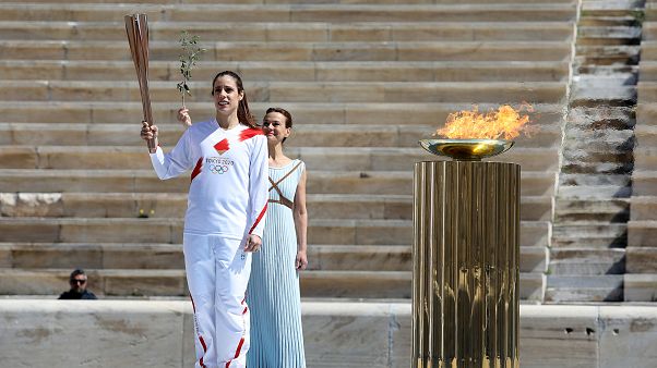 ΤΕΛΕΤΗ ΠΑΡΑΔΟΣΗΣ ΟΛΥΜΠΙΑΚΗΣ ΦΛΟΓΑΣ «ΤΟΚΥΟ 2020» ΚΑΛΛΙΜΑΡΜΑΡΟ ΤΕΛΕΤΗ ΠΑΡΑΔΟΣΗΣ ΟΛΥΜΠΙΑΚΗΣ ΦΛΟΓΑΣ «ΤΟΚΥΟ 2020» ΚΑΛΛΙΜΑΡΜΑΡΟ