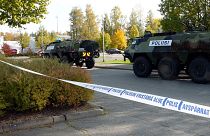Finlandiya'da zırhlı polis aracı (arşiv)