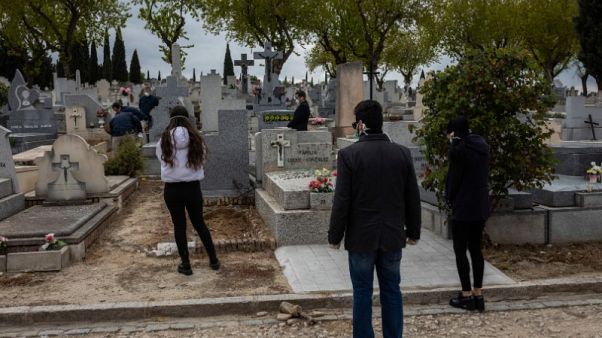 Spagna piegata dal Covid-19: 832 morti nelle ultime 24 ore, 5.694 decessi complessivi Spagna piegata dal Covid-19: 832 morti nelle ultime 24 ore, 5.694 decessi complessivi