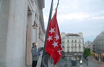 Minute's silence in Madrid for COVID-19 victims
