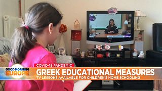 Greece uses state TV to teach school children during coronavirus lockdown