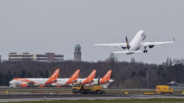 Klarer Himmel über Deutschland: 80 Prozent weniger Flugverkehr Klarer Himmel über Deutschland: 80 Prozent weniger Flugverkehr