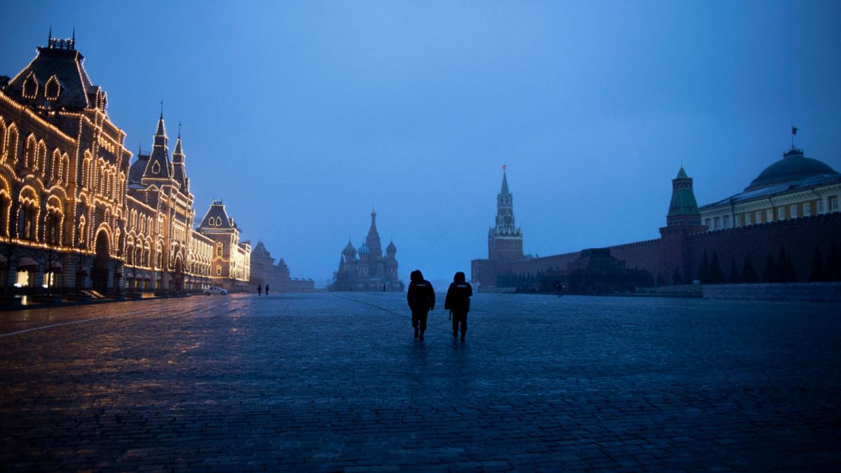صورة للميدان الأحمر بالعاصمة الروسية موسكو