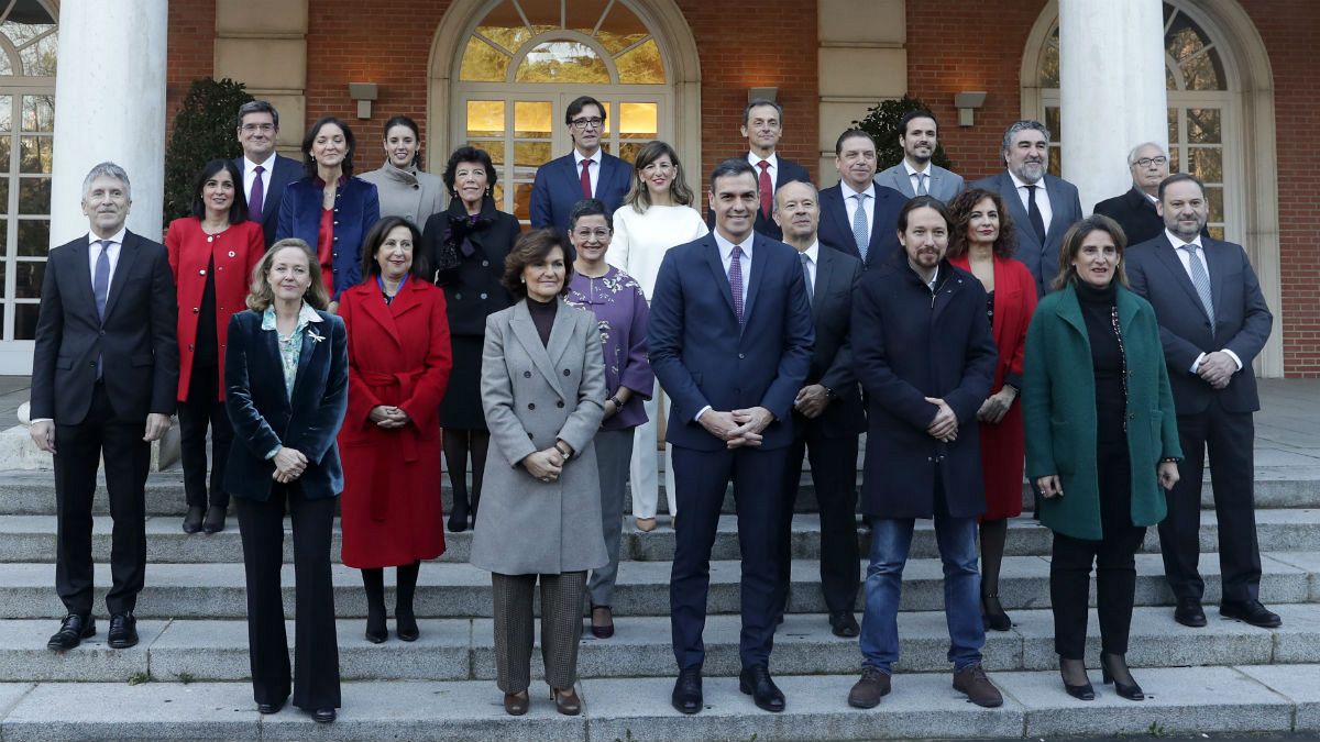 اعضاء کابینه دولت اسپانیا به نخست وزیری پدرو سانچز