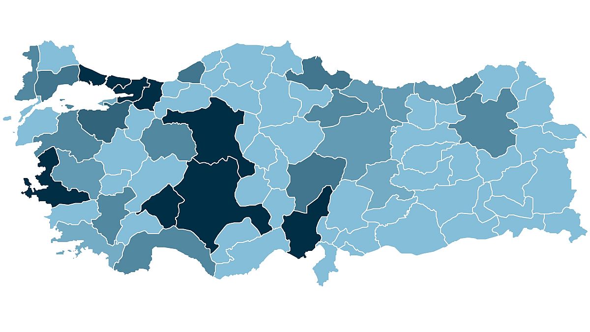 Türkiye'de hangi ilde ne kadar koronavirüs (Covid-19) vakası görüldü?