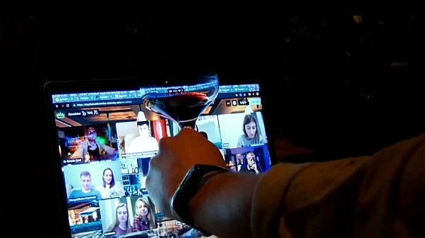 Virtual bars help beat self-isolation blues - 27 March 2020 - St. Petersburg, Russia Virtual bars help beat self-isolation blues - 27 March 2020 - St. Petersburg, Russia