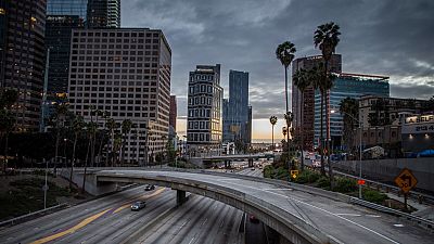 downtown Los Angeles, California