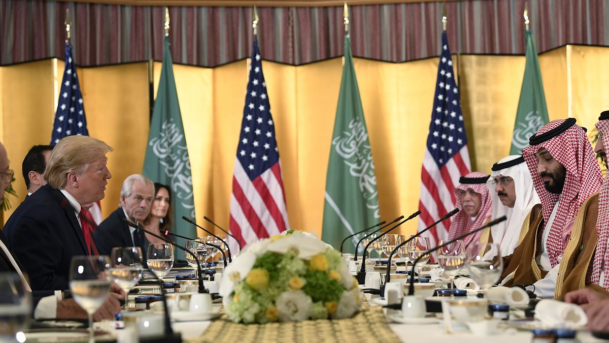 ABD Başkanı Donald Trump, Suudi Arabistan Veliaht Prensi Muhammed bin Salman
