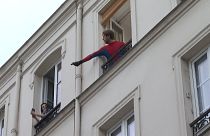 Parisian entertains neighbours with nightly quiz during confinement