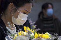 Virus Outbreak China Commemorating Victims