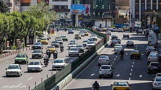 خیابان‌های تهران در روز ۱۶ فروردین
