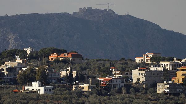 صورة في النبطية بجنوب لبنان تظهر في أعلاها قلعة شقيف وبلدة كفر كلا. 30/01/2018 صورة في النبطية بجنوب لبنان تظهر في أعلاها قلعة شقيف وبلدة كفر كلا. 30/01/2018