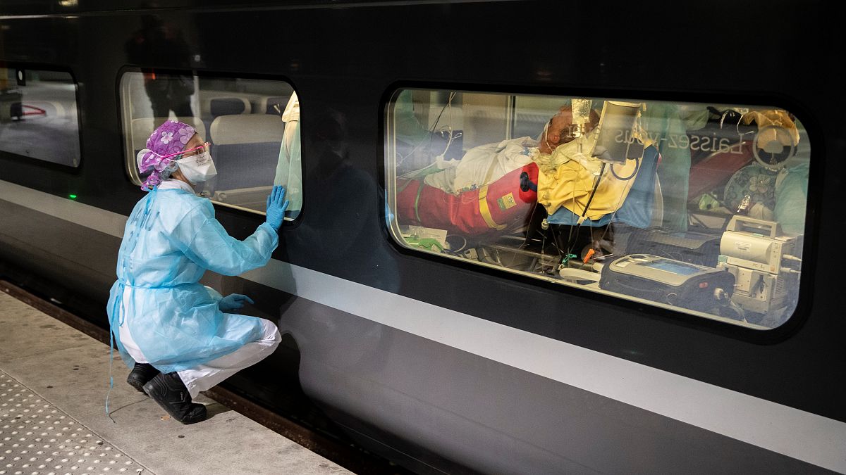 تغییر کاربری قطارهای سریع السیر فرانسه برای انتقال بیماران مبتلا به کرونا