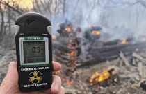 Ukraine Chernobyl Fire