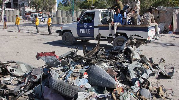 هجوم انتحاري بسيارة مفخخة لحركة الشباب في مقديشو 23 مارس 2019 هجوم انتحاري بسيارة مفخخة لحركة الشباب في مقديشو 23 مارس 2019