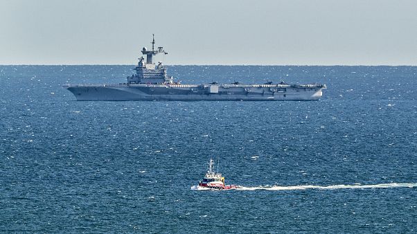 Virus Outbreak - French aircraft carrier - Charles de Gaulle Virus Outbreak - French aircraft carrier - Charles de Gaulle