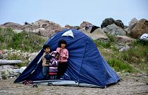 مخيمات اللاجئين في جزيرة ليسفوس اليونانية