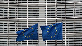 Avrupa Birliği ve Çin bayrakları