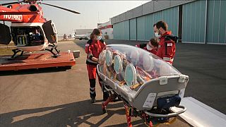 Német helikopterek tehermentesítik a francia kórházakat