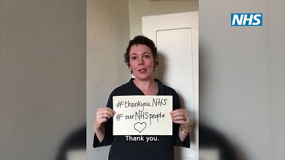 'You're brave and wonderful people': Celebrities hail UK health workers amid coronavirus pandemic
