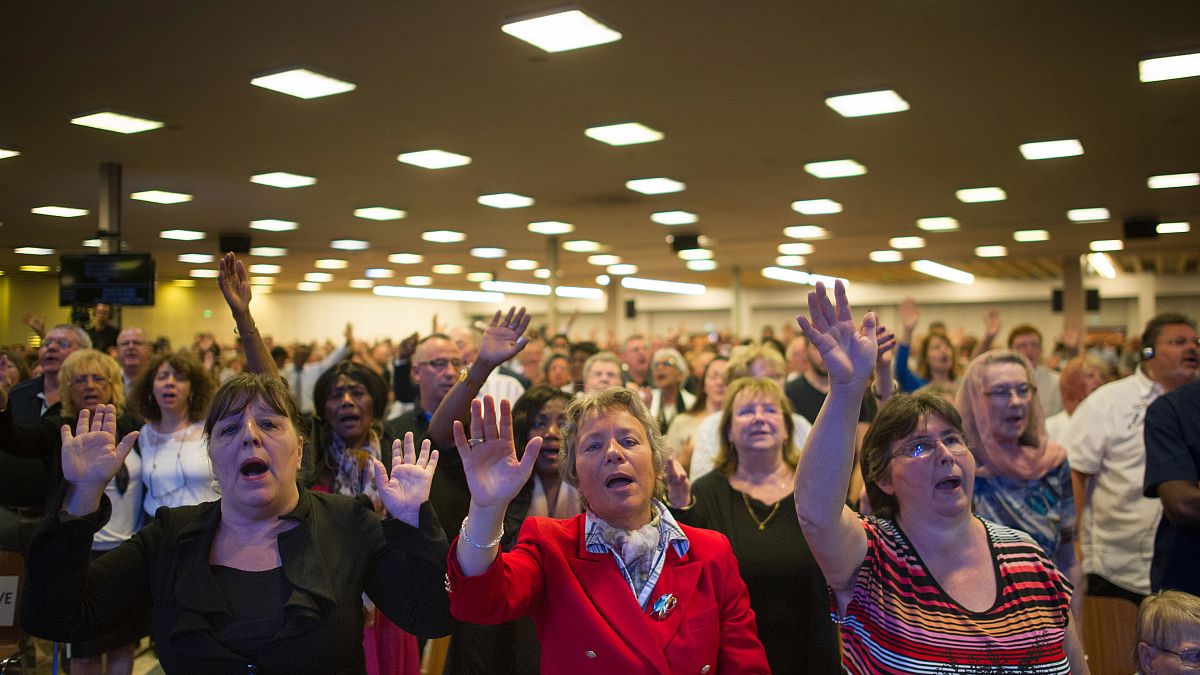 التجمع الديني في الكنيسة الإنجيلية بمدينة مولوز في فرنسا