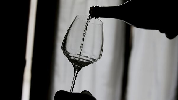 Una botella de vino Una botella de vino