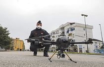 İtalya'da virüsün etkilerini azaltmak için drone kullanımı arttı