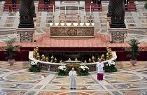 پیام پاپ در عید پاک از کلیسای خالی: پیام‌آور زندگی باشید، تحریم‌ها کاهش یابد