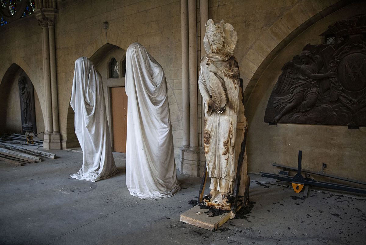 In pictures: Inside the restoration project that is bringing Notre-Dame
